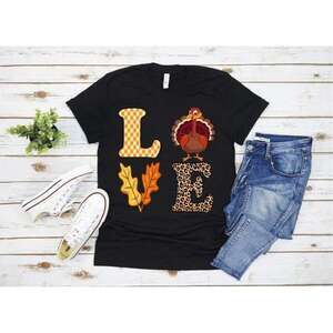 Like Turkey Thanksgiving Teacher Lovers Retro Graphic T-Shirt